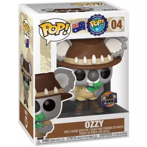 Funko Pop! Ozzy #04 with Pin Australia POP! Around the World Box