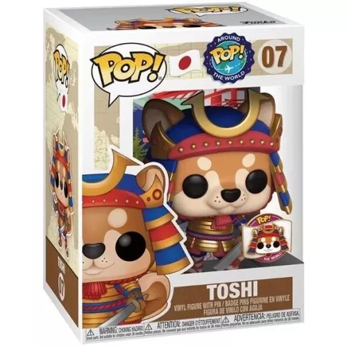 Funko Pop! Toshi #07 with Pin Japan POP! Around the World Box