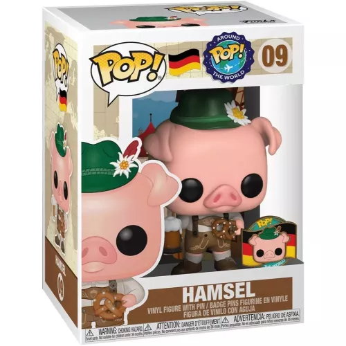 Funko Pop! Hamsel #09 with Pin Germany POP! Around the World Box