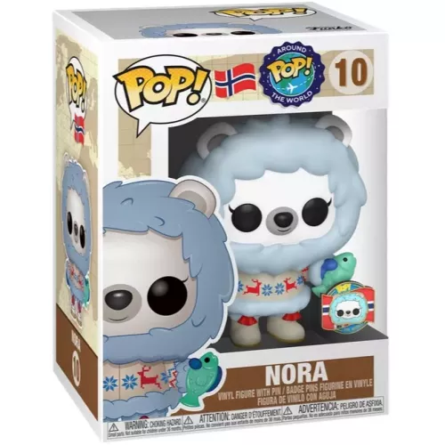 Funko Pop! Nora #10 with Pin Norway POP! Around the World Box