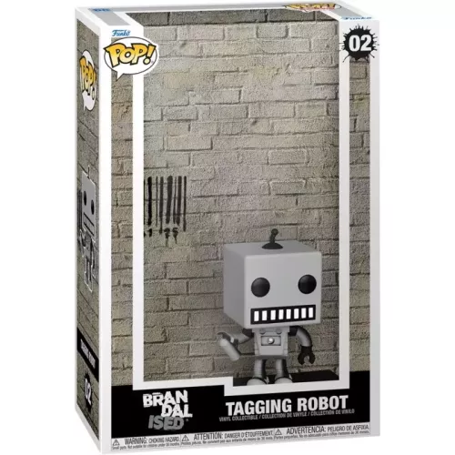 Funko Pop! Tagging Robot #02 Art Cover Brandalised Box