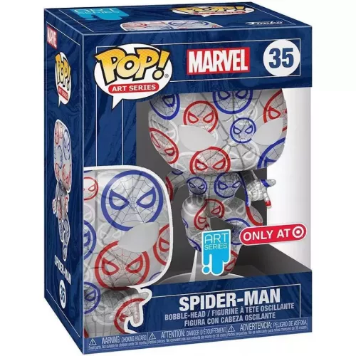 Funko Pop! Spider-Man #35 Marvel Art Series Vinyl Figure Box