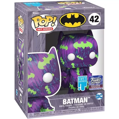 Funko Pop! Batman #42 Purple Art Series Vinyl Figure Box