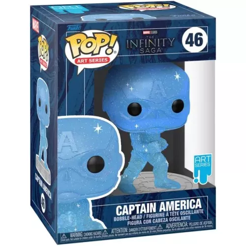 Funko Pop! Captain America #46 Blue Marvel Studios The Infinity Saga Box