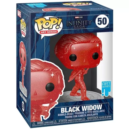 Funko Pop! Black Widow #50 Red Marvel Studios The Infinity Saga Box