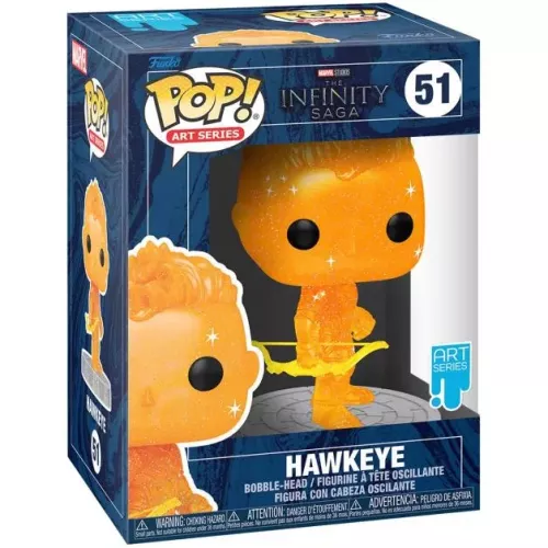 Funko Pop! Hawkeye #51 Orange Marvel Studios The Infinity Saga Box