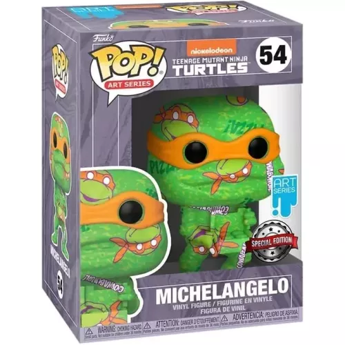 Funko Pop! Michelangelo #54 Nickelodeon Teenage Mutant Ninja Turtles Box