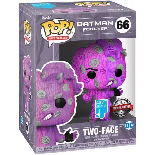 Funko Pop! Two-Face #66 Batman Forever Art Series Vinyl Figure Box