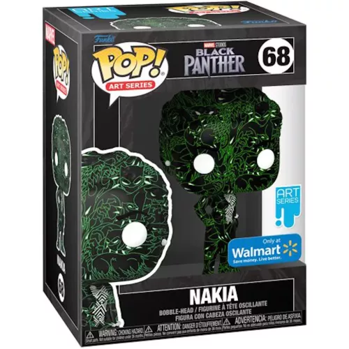 Funko Pop! Nakia #68 Marvel Studios Black Panther Art Series Box