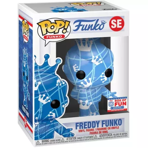 Funko Pop! Freddy Funko SE Art Series White Crowns Box