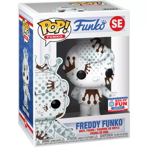 Funko Pop! Freddy Funko SE Art Series Brown Crowns Box