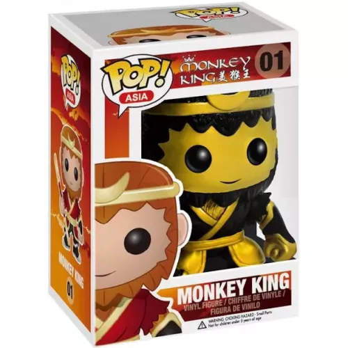Funko Pop! Monkey King #01 Gold Asia Vinyl Figure Box