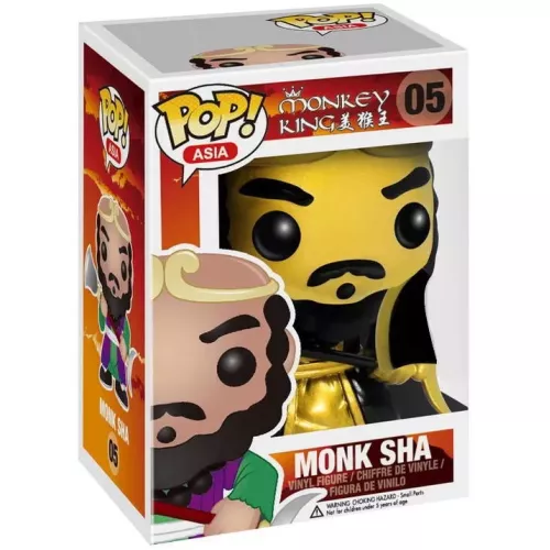 Funko Pop! Monk Sha #05 Gold Monkey King Asia Vinyl Figure Box