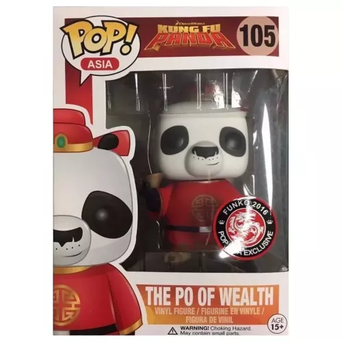 Funko Pop! The Po Of Wealth #105 Dreamworks Kung Fu Panda Box