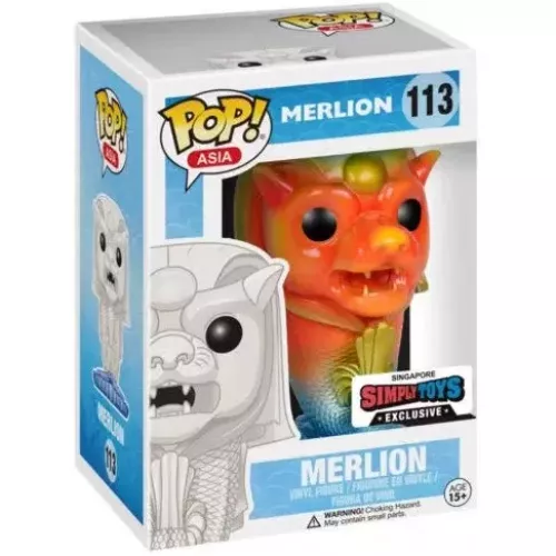 Funko Pop! Merlion #113 Asia Vinyl Figure Box