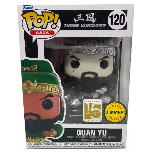 Funko Pop! Guan Yu #120 Silver Chase Romance of the Three Kingdoms Box