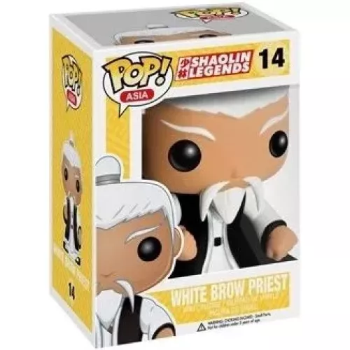 Funko Pop! White Brow Priest #14 Shaolin Legends Asia Box