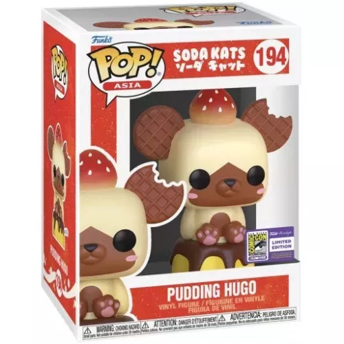 Funko Pop! Pudding Hugo #194 Soda Kats Asia Vinyl Figure Box