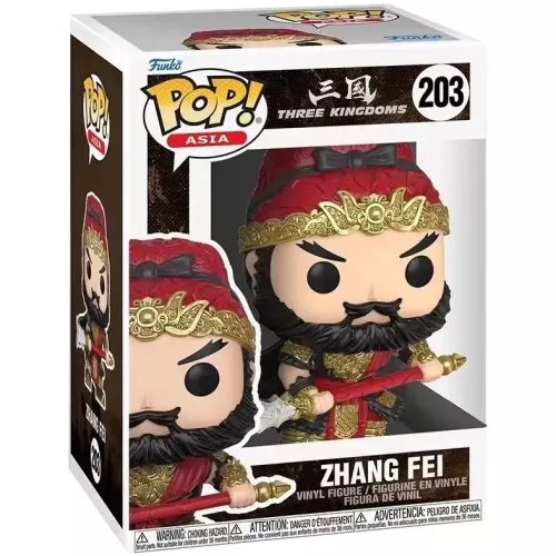 Funko Pop! Zhang Fei #203 Romance of the Three Kingdoms Box
