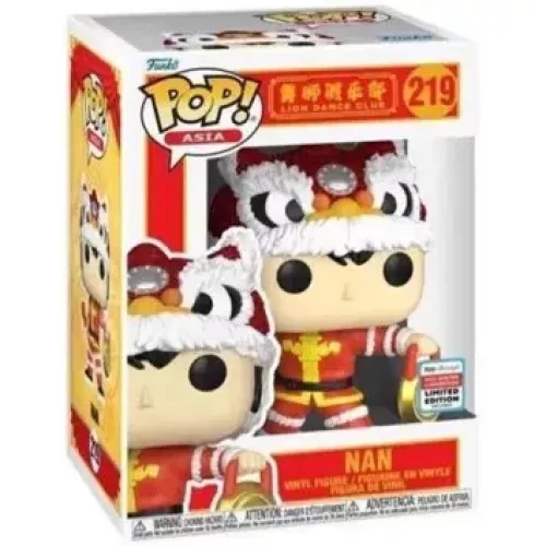 Funko Pop! Nan #219 Lion Dance Club Asia Vinyl Figure Box