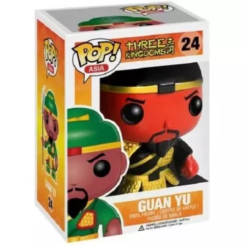 Funko Pop! Guan Yu #24 Gold Thee Kingdoms Asia Vinyl Figure Box