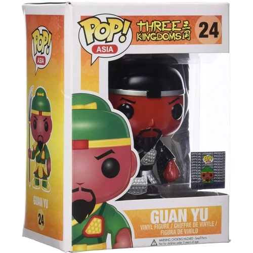 Funko Pop! Guan Yu #24 Silver Thee Kingdoms Asia Vinyl Figure Box