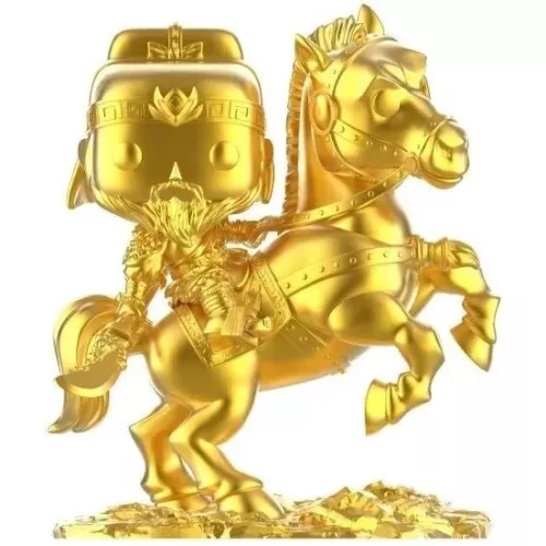 Funko Pop! Guan Yu on Chi Tu #242 6 Inch Gold Romance of the Three Kingdoms