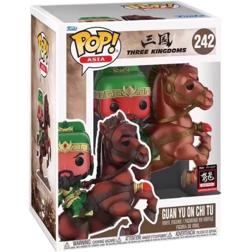 Funko Pop! Guan Yu on Chi Tu #242 6 Inch Metallic Box