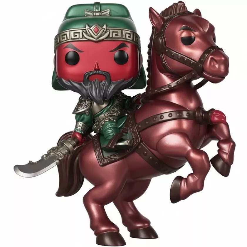 Guan Yu on Chi Tu
