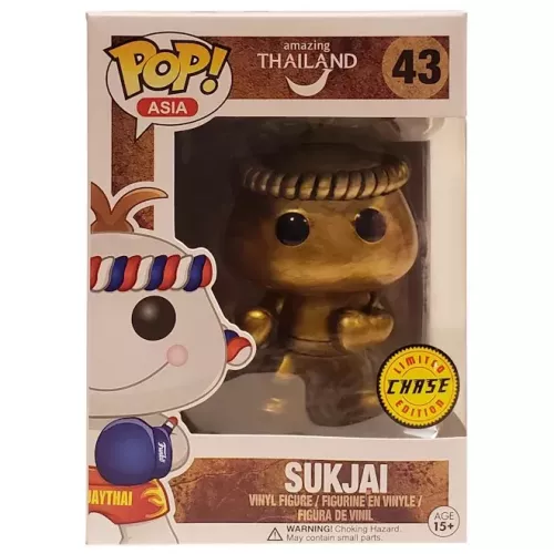 Funko Pop! Sukjai #43 Chase Gold Amazing Thailand Asia Box