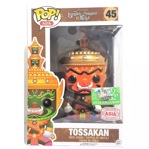 Funko Pop! Tossakan #45 Orange 9 Inch Legendary Creatures & Myths Box