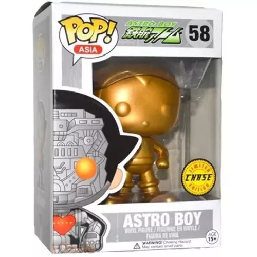 Funko Pop! Astro Boy #58 Chase Gold Asia Vinyl Figure Box