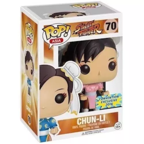 Funko Pop! Chun-Li #70 Pink Street Fighter Asia Vinyl Figure Box