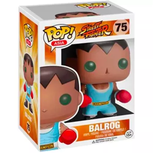 Funko Pop! Balrog #75 Street Fighter Asia Vinyl Figure Box