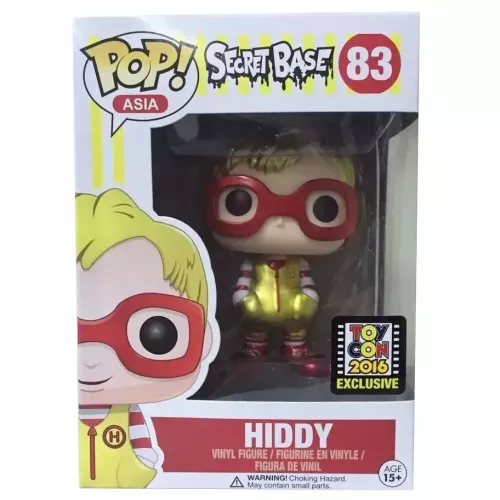 Funko Pop! Hiddy #83 Metallic Secret Base Asia Vinyl Figure Box