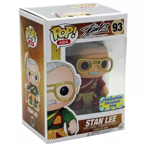 Funko Pop! Stan Lee #93 Red Asia Vinyl Figure Box