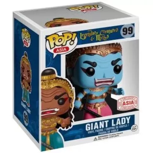 Funko Pop! Giant Lady #99 Light Blue 6 Inch Legendary Creatures & Myths Box