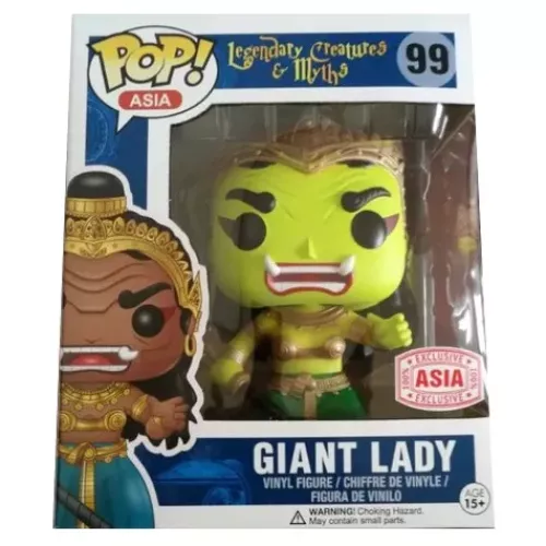 Funko Pop! Giant Lady #99 Yellow Green 6 Inch Legendary Creatures & Myths Box