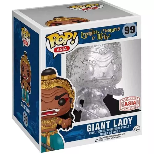 Funko Pop! Giant Lady #99 6 Inch Glitter Translucent Box