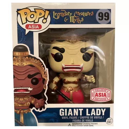 Funko Pop! Giant Lady #99 Cream 6 Inch Legendary Creatures & Myths Box