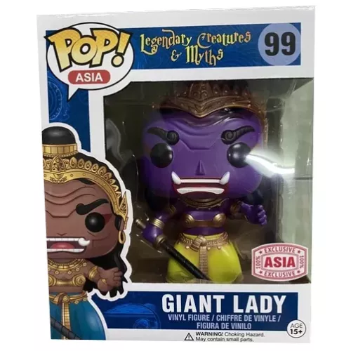 Funko Pop! Giant Lady #99 Purple 6 Inch Legendary Creatures & Myths Box