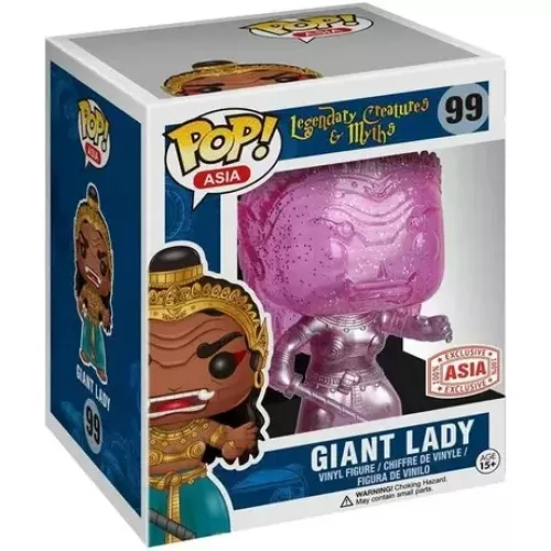 Funko Pop! Giant Lady #99 Pink 6 Inch Glitter Legendary Creatures & Myths Box