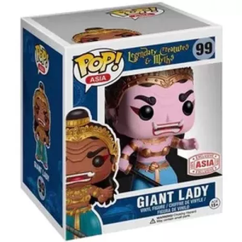 Funko Pop! Giant Lady #99 Pink 6 Inch Legendary Creatures & Myths Box