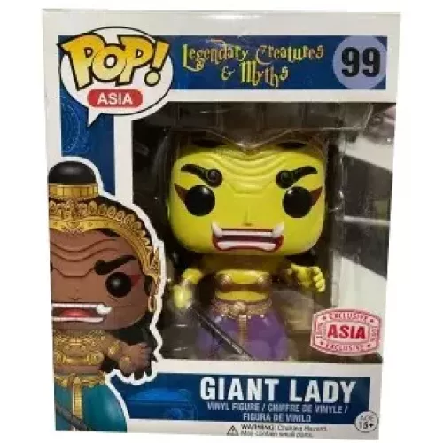 Funko Pop! Giant Lady #99 Yellow 6 Inch Legendary Creatures & Myths Box