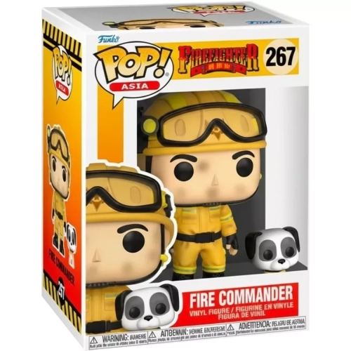 Funko Pop! Fire Commander #267 Firefighter Asia Vinyl Figure Box