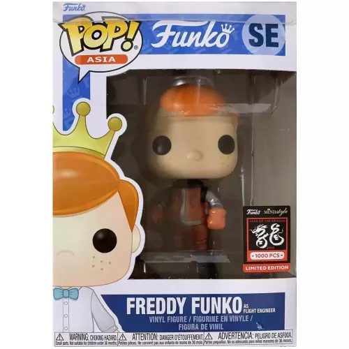 Funko Pop! Freddy Funko SE Flight Engineer Asia Vinyl Figure Box