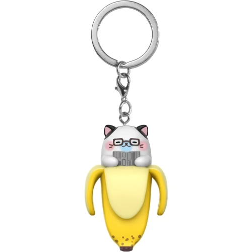 Funko Pop! Daddy Bananya Pocket Pop! Keychain Bananya The kitty who lives in a banana