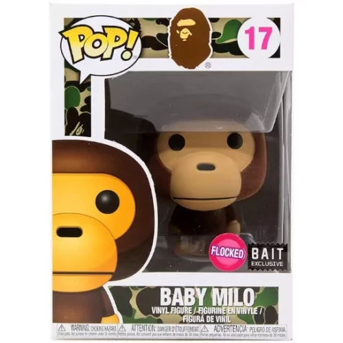 Funko Pop! Baby Milo #17 Flocked Bape Vinyl Figure Box