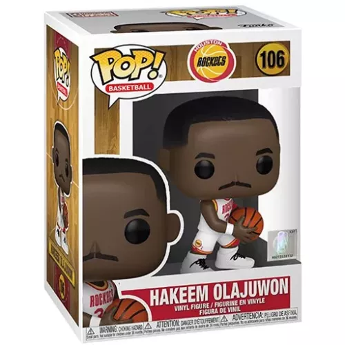 Funko Pop! Hakeem Olajuwon #106 Houston Rockets Basketball Box