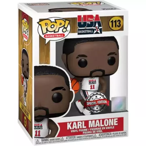 Funko Pop! Karl Malone #113 1992 Dream Team USA Basketball Box